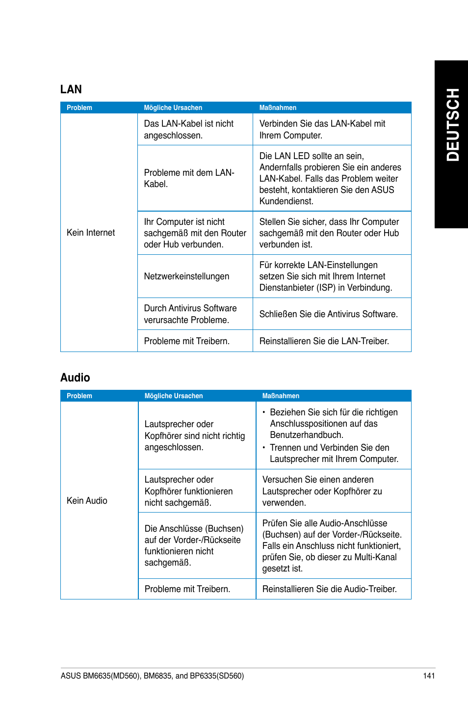 De ut sc h de ut sc h | Asus BP6335 User Manual | Page 143 / 510