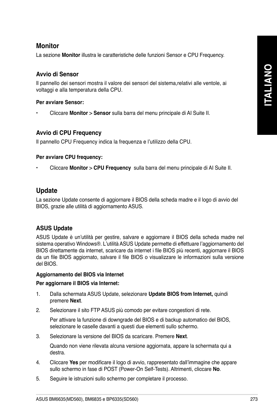 Ita lia no it al ia no | Asus BP6335 User Manual | Page 275 / 510