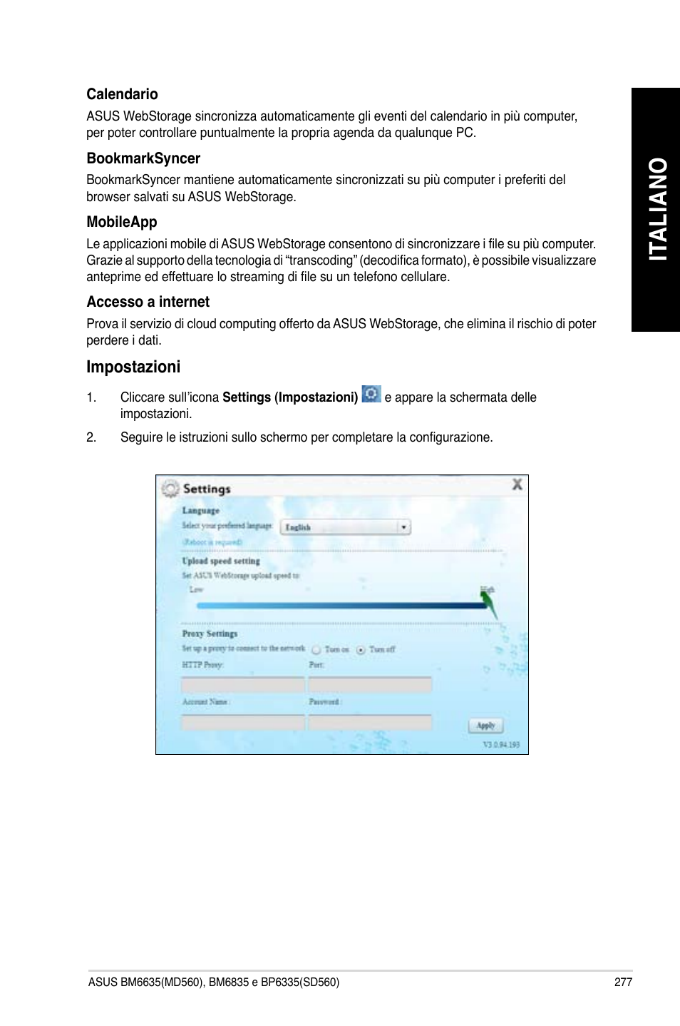 Ita lia no it al ia no | Asus BP6335 User Manual | Page 279 / 510