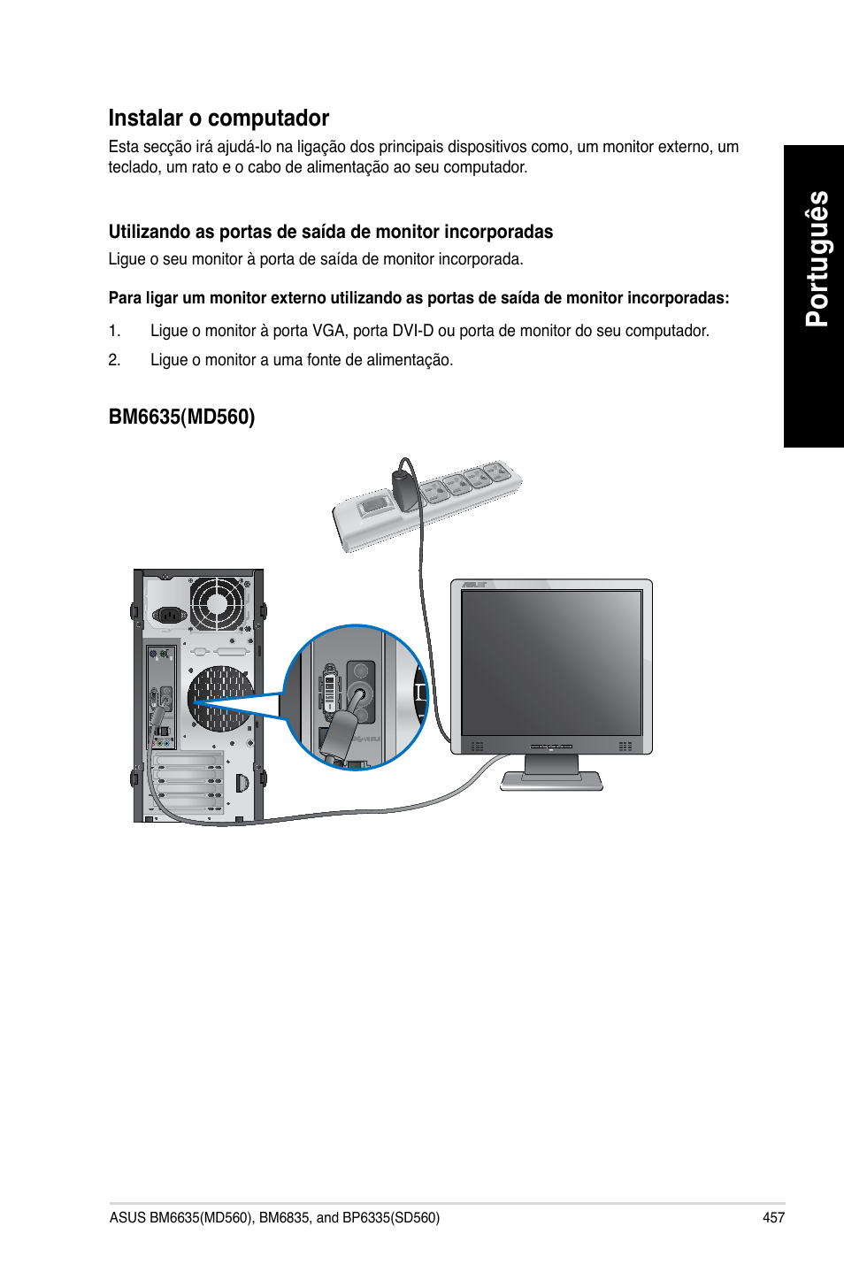 Po rtu gu ês po rtu gu ês | Asus BP6335 User Manual | Page 459 / 510