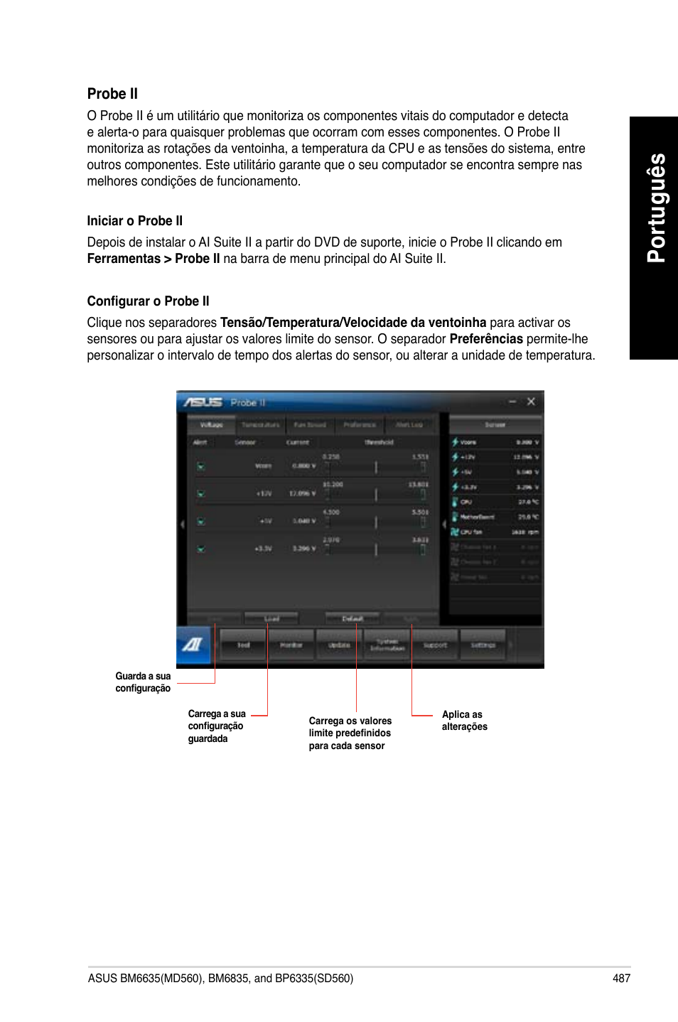 Po rtu gu ês po rtu gu ês | Asus BP6335 User Manual | Page 489 / 510