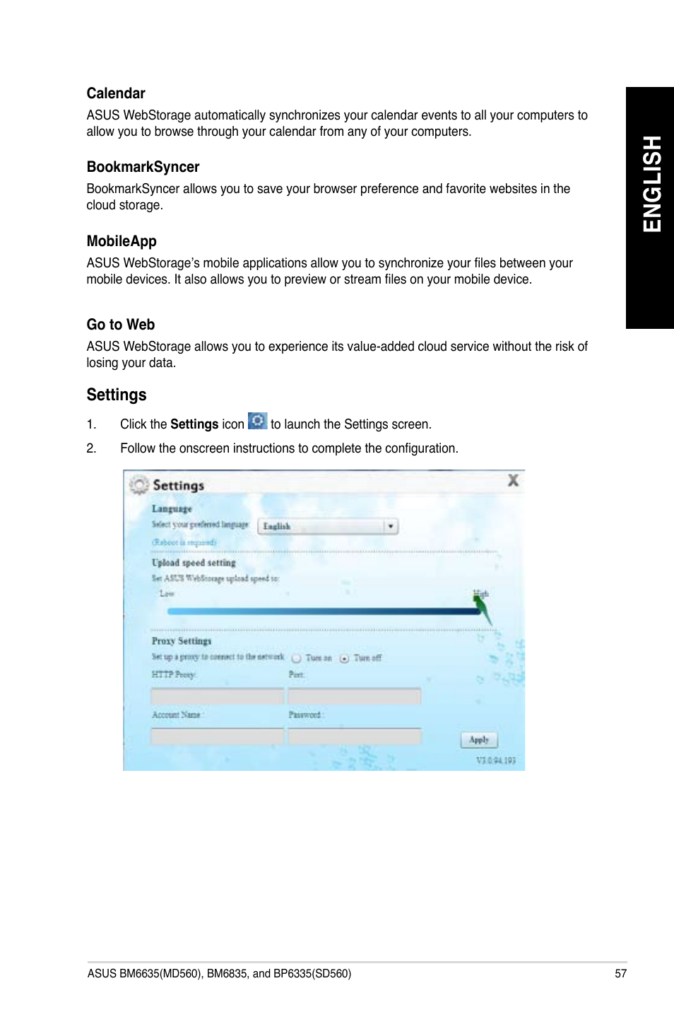 En gl is h en gl is h | Asus BP6335 User Manual | Page 59 / 510