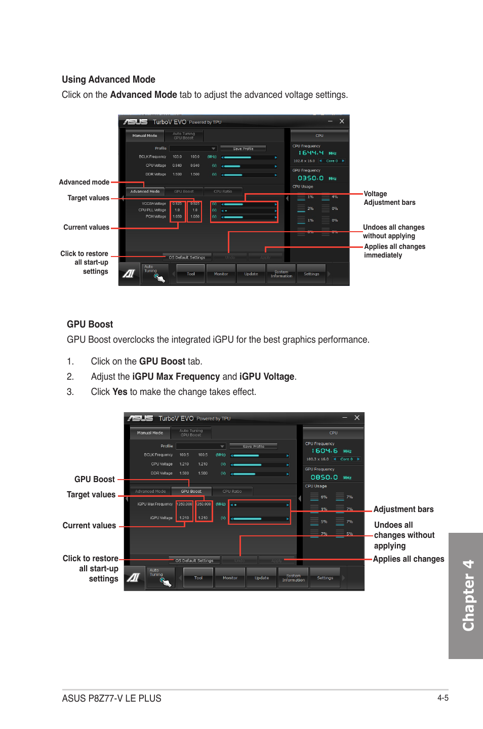 Chapter 4 | Asus P8Z77-V LE PLUS User Manual | Page 113 / 174