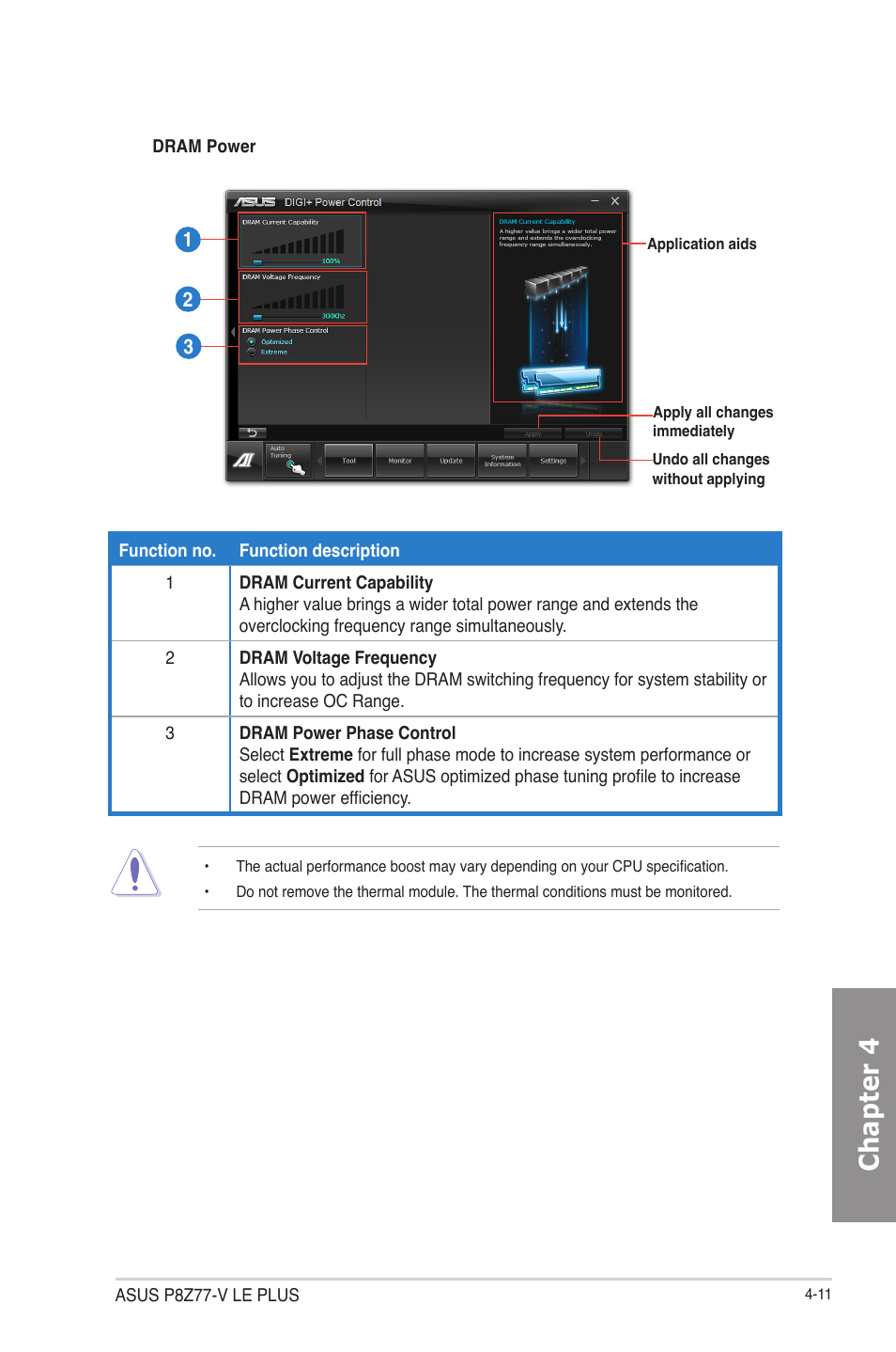 Chapter 4 | Asus P8Z77-V LE PLUS User Manual | Page 119 / 174