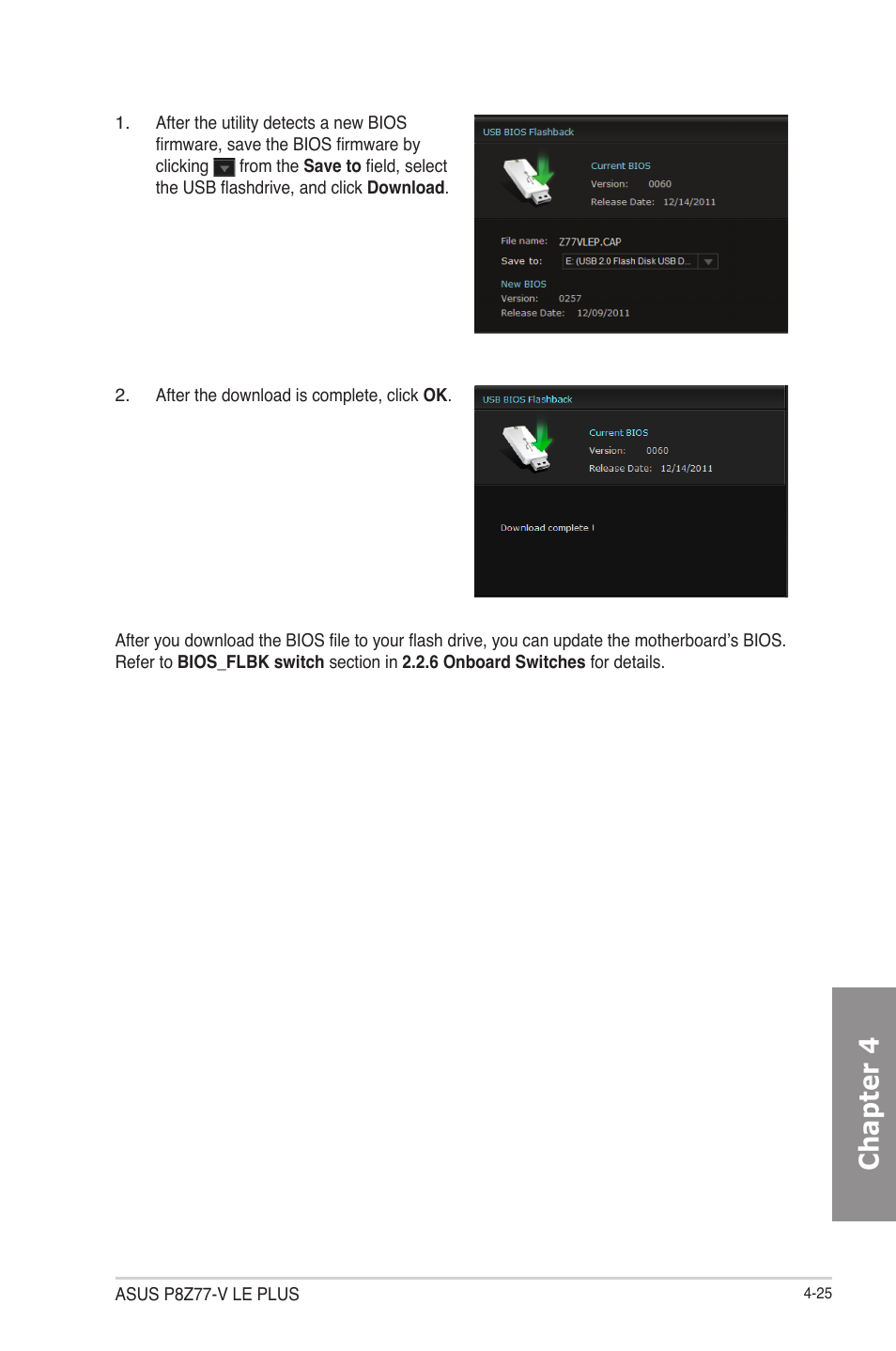 Chapter 4 | Asus P8Z77-V LE PLUS User Manual | Page 133 / 174