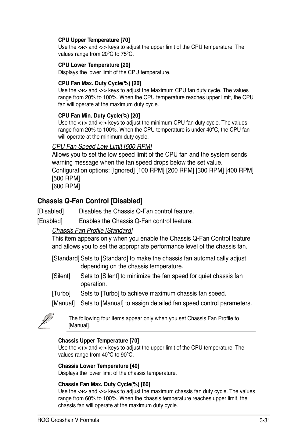Chassis.q-fan.control.[disabled | Asus Crosshair V Formula/ThunderBolt User Manual | Page 115 / 193