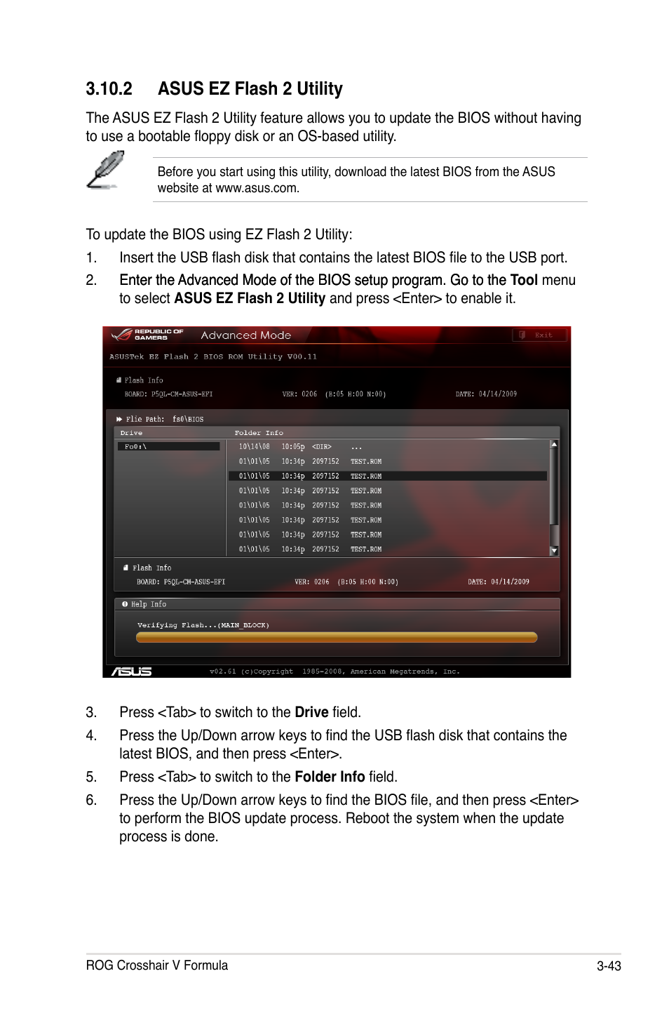 Asus.ez.flash.2.utility | Asus Crosshair V Formula/ThunderBolt User Manual | Page 127 / 193