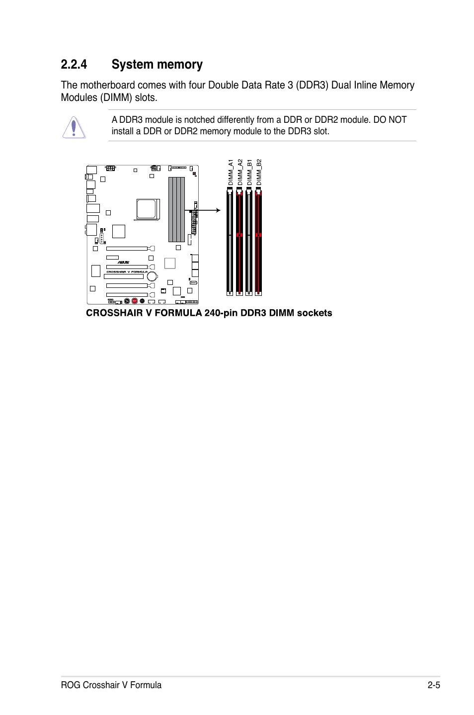 System.memory | Asus Crosshair V Formula/ThunderBolt User Manual | Page 35 / 193