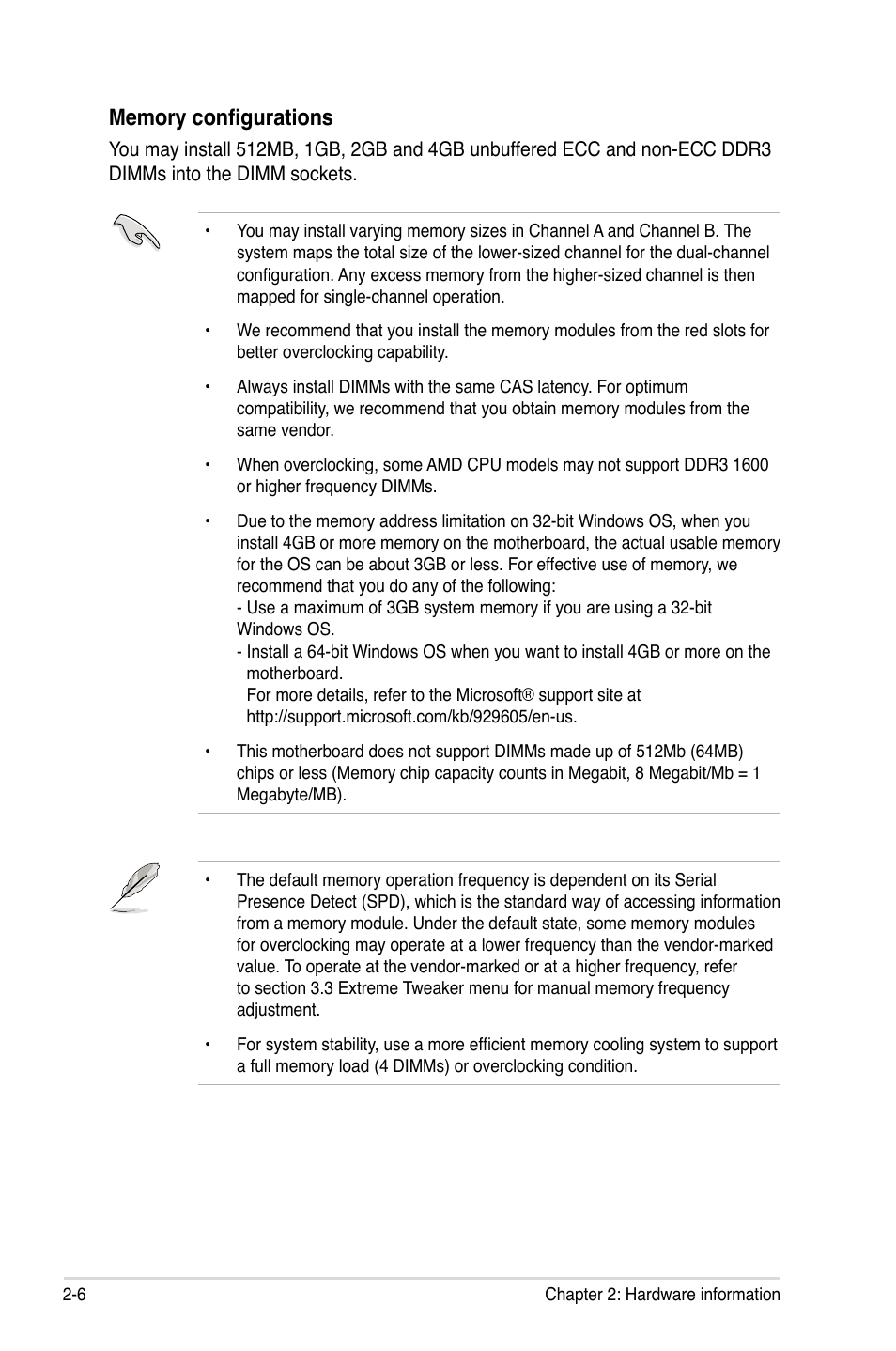 Asus Crosshair V Formula/ThunderBolt User Manual | Page 36 / 193