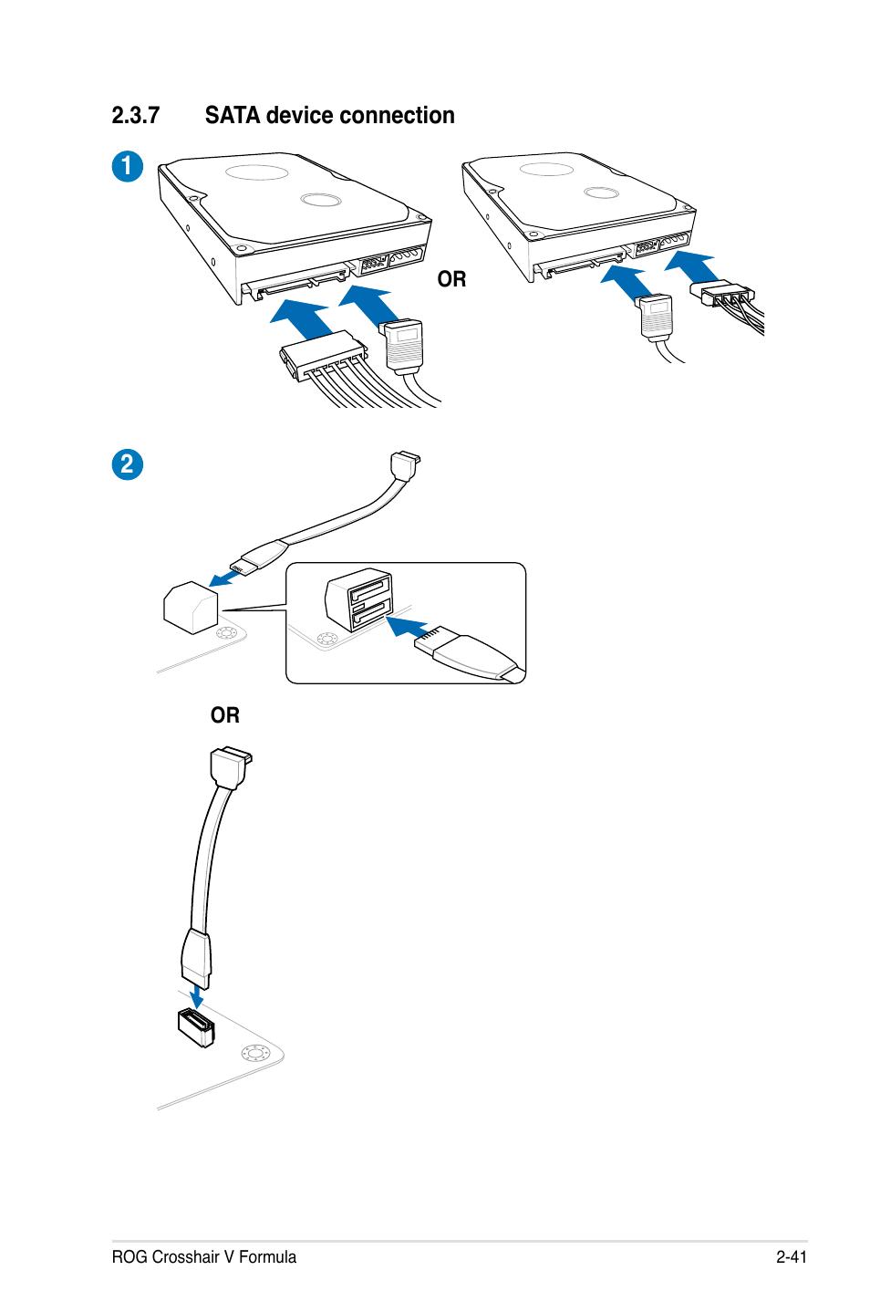 Sata.device.connection | Asus Crosshair V Formula/ThunderBolt User Manual | Page 71 / 193