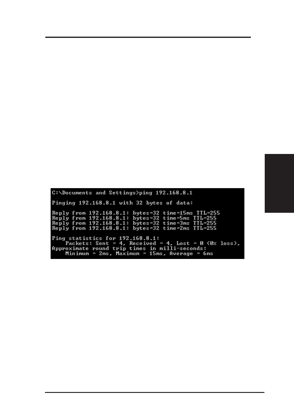 B.2 diagnosing problem using ip utilities, B.2.1 ping | Asus SL6000 User Manual | Page 126 / 137