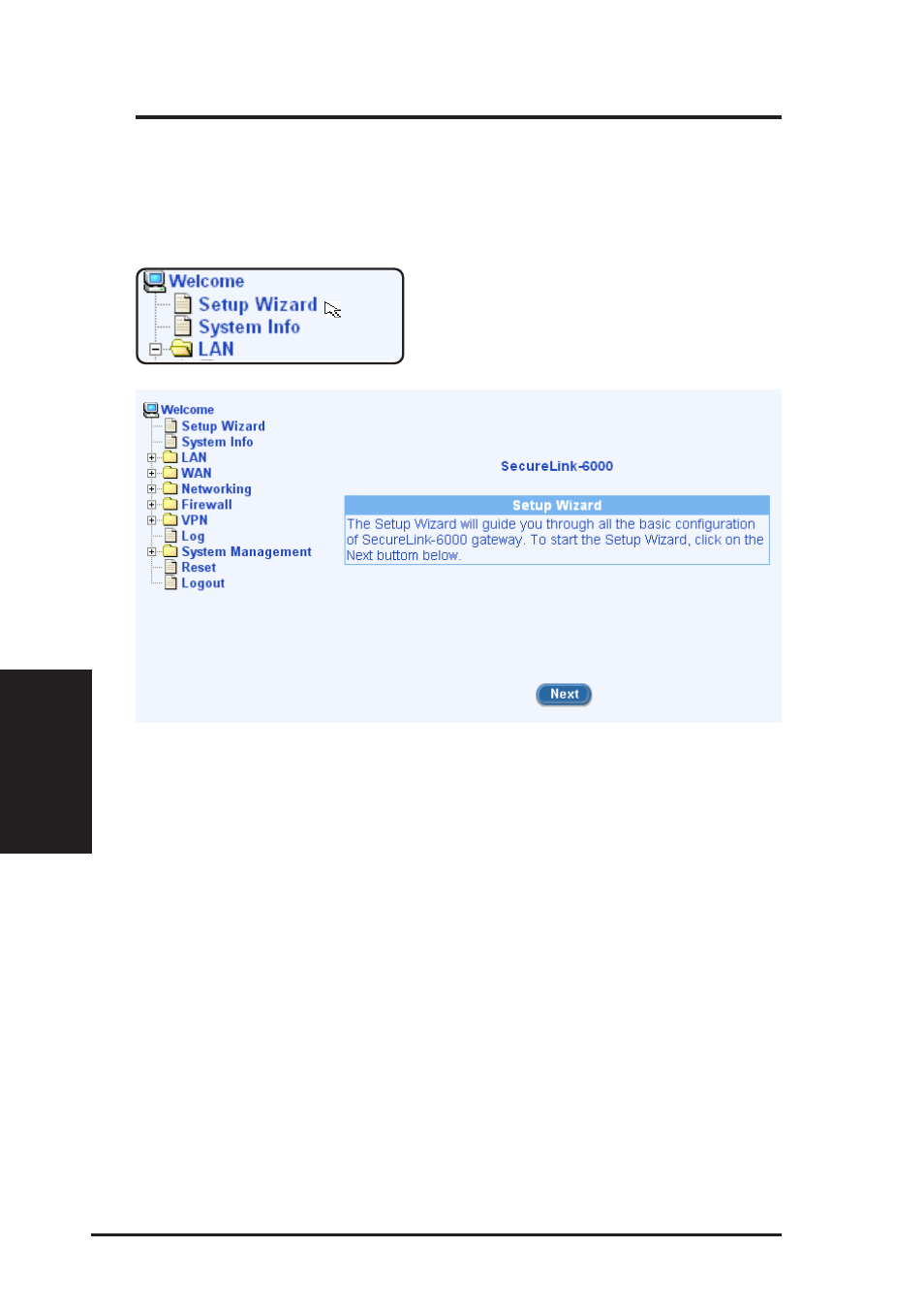 3 the home page of configuration manager | Asus SL6000 User Manual | Page 35 / 137