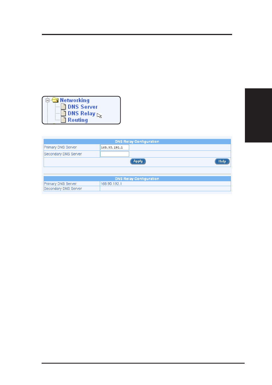 2 dns relay configuration, 3 static routing, 1 static route configuration parameters | Asus SL6000 User Manual | Page 50 / 137