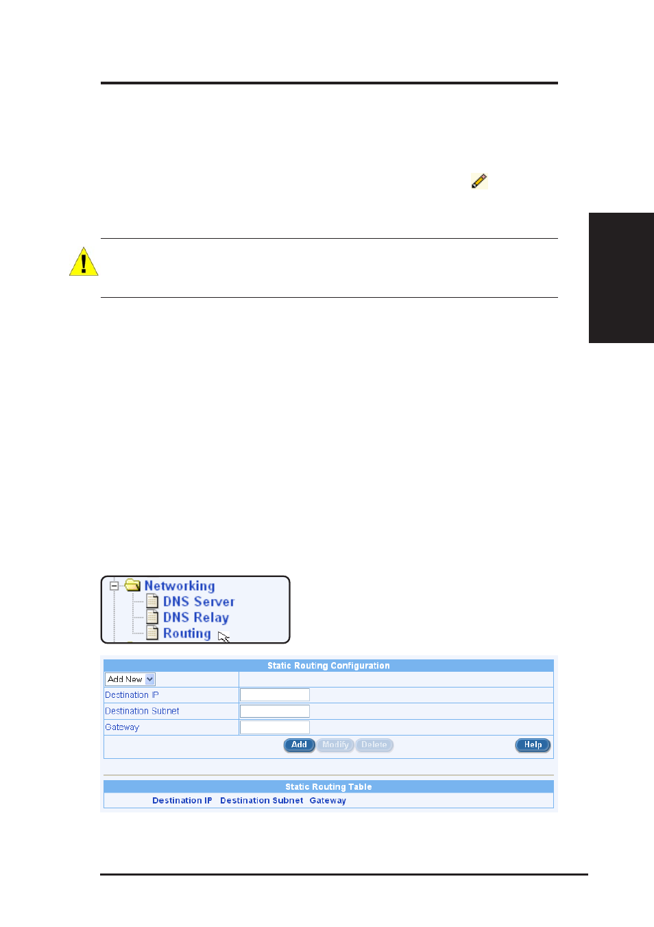 4 deleting static routes, 5 viewing the static routing table, Chapter 8 | Asus SL6000 User Manual | Page 52 / 137