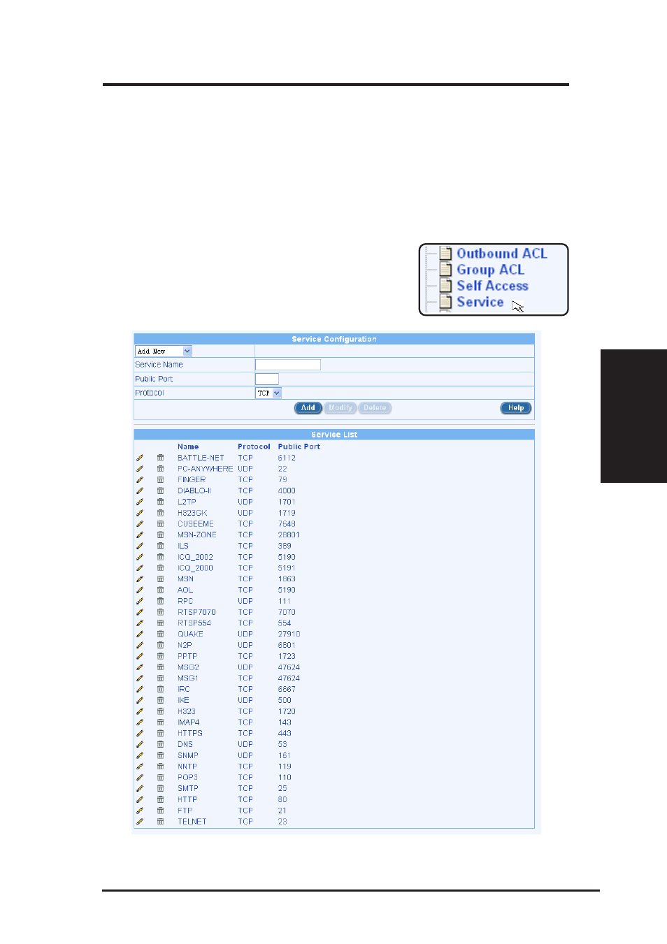 7 configuring service list, Chapter 9 | Asus SL6000 User Manual | Page 74 / 137