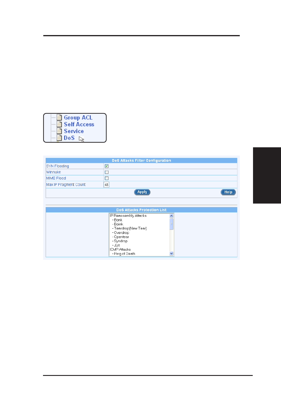 4 maximum ip fragment count, Chapter 9 | Asus SL6000 User Manual | Page 78 / 137