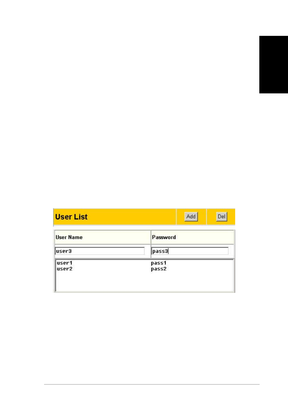 Setting up a file and ftp servers, Adding users | Asus WL-HDD2.5 User Manual | Page 9 / 84