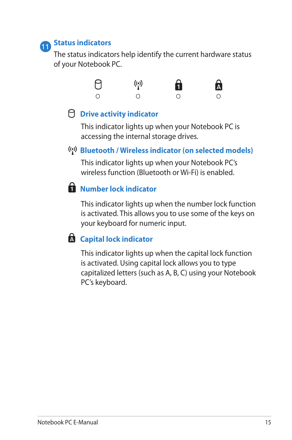 Asus UX51VZ User Manual | Page 15 / 104