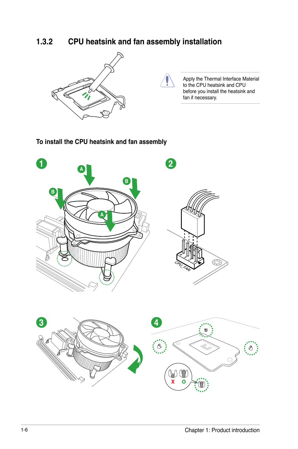 2 cpu heatsink and fan assembly installation | Asus H81M-E User Manual | Page 14 / 48