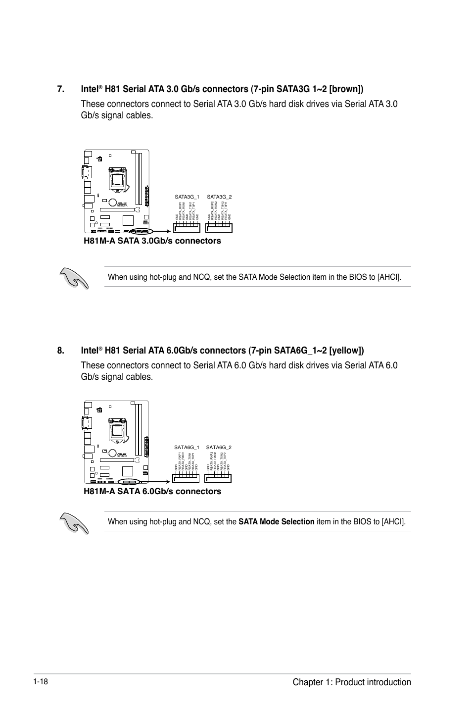 Chapter 1: product introduction, Intel | Asus H81M-E User Manual | Page 26 / 48