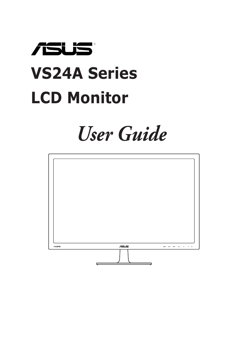 Asus VS24AH User Manual | 24 pages