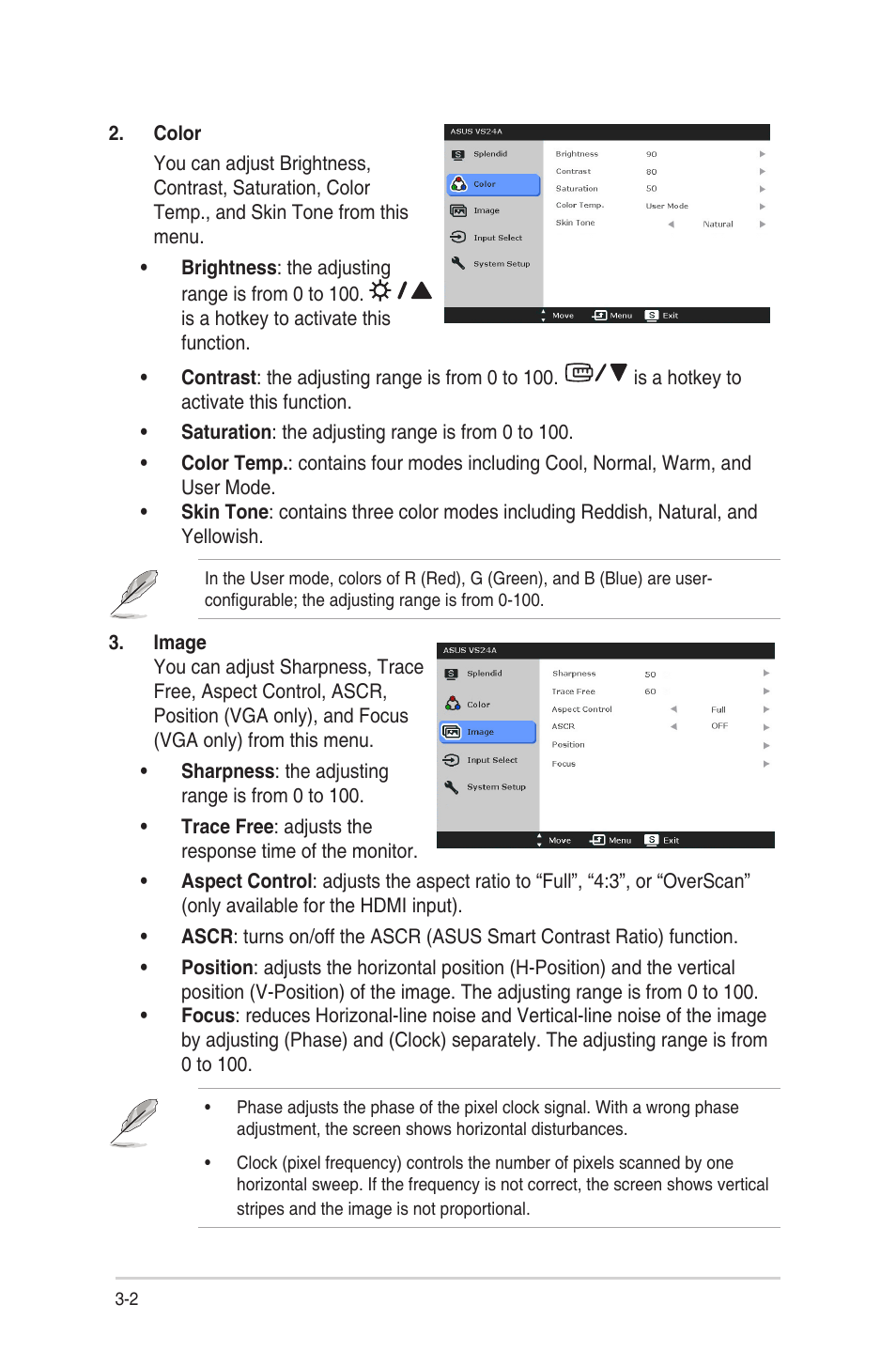 Asus VS24AH User Manual | Page 20 / 24