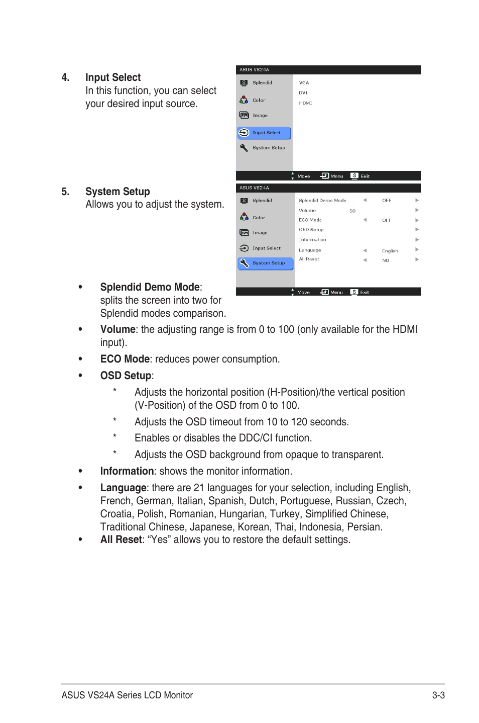 Asus VS24AH User Manual | Page 21 / 24