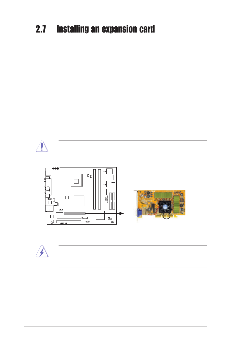 7 installing an expansion card, 1 expansion slots | Asus T2-R User Manual | Page 26 / 94