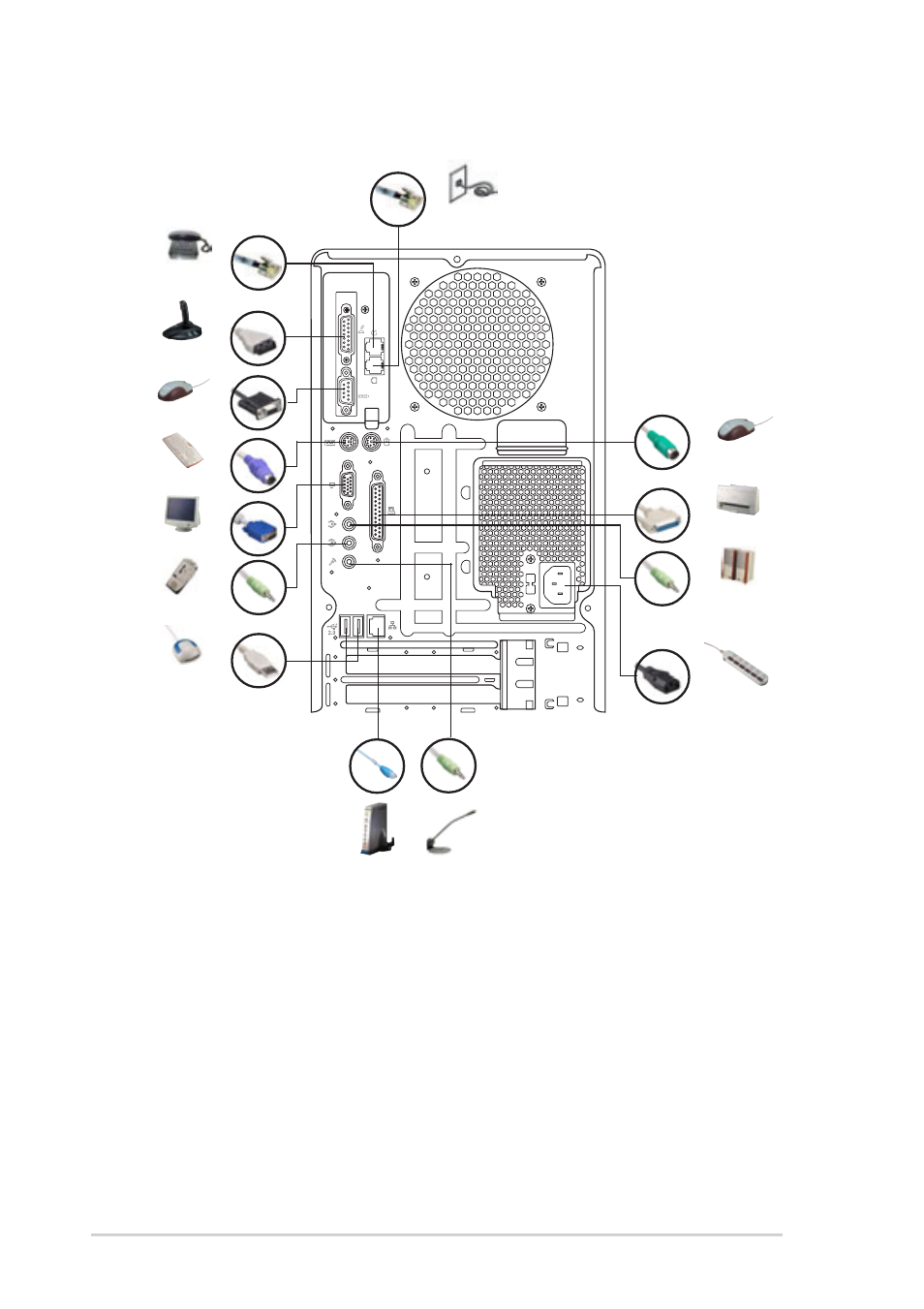 38 chapter 2: basic installation | Asus T2-R User Manual | Page 38 / 94