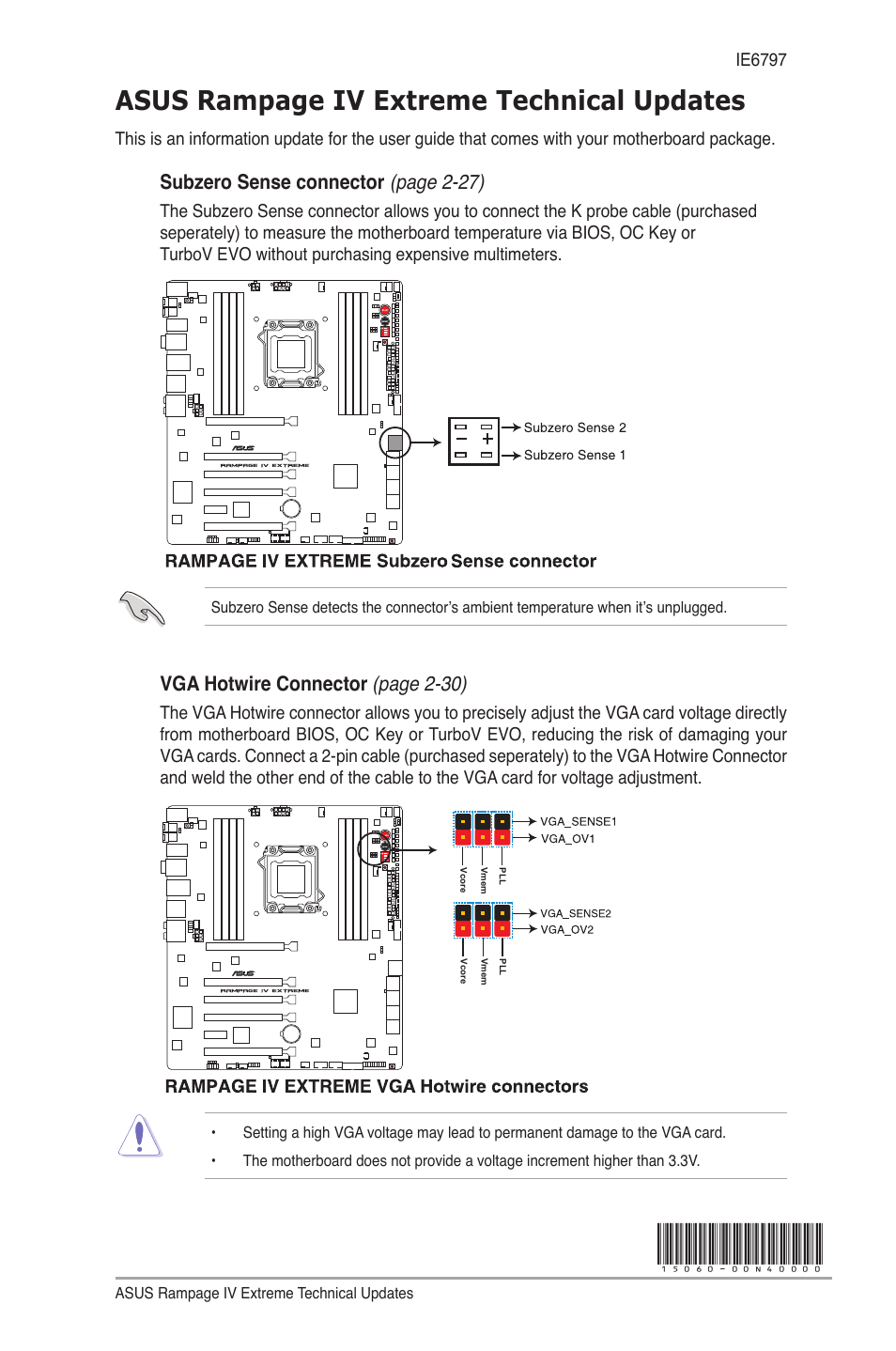 Asus Rampage IV Extreme User Manual | 1 page