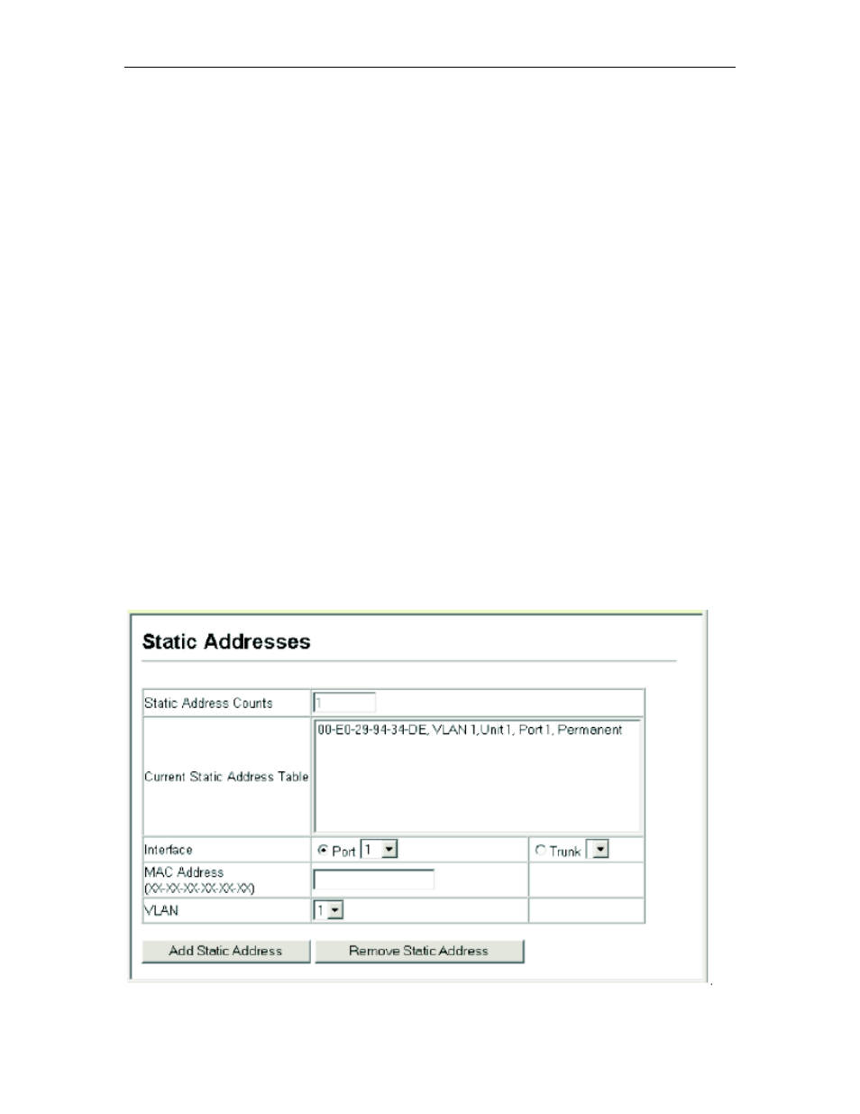 Address table settings, Setting static addresses, Address table settings -88 | Setting static addresses -88 | Asus GigaX2024SX User Manual | Page 113 / 370