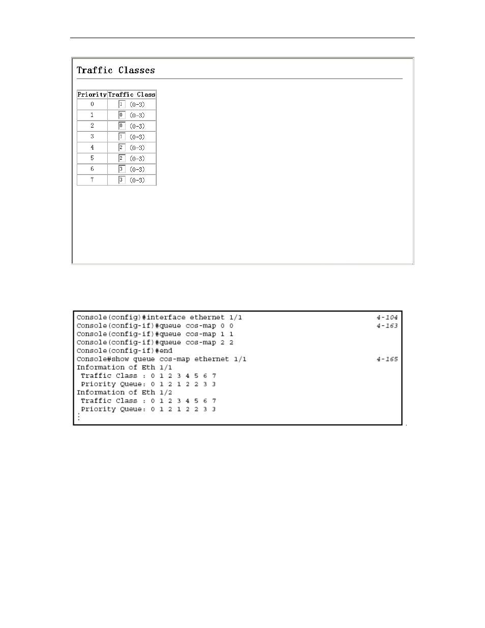 Selecting the queue mode, Selecting the queue mode -125, Suspended; i.e., does not pa | Shows the vlan int, Ports / channel groups, Ng the queue mode, Selecti | Asus GigaX2024SX User Manual | Page 150 / 370