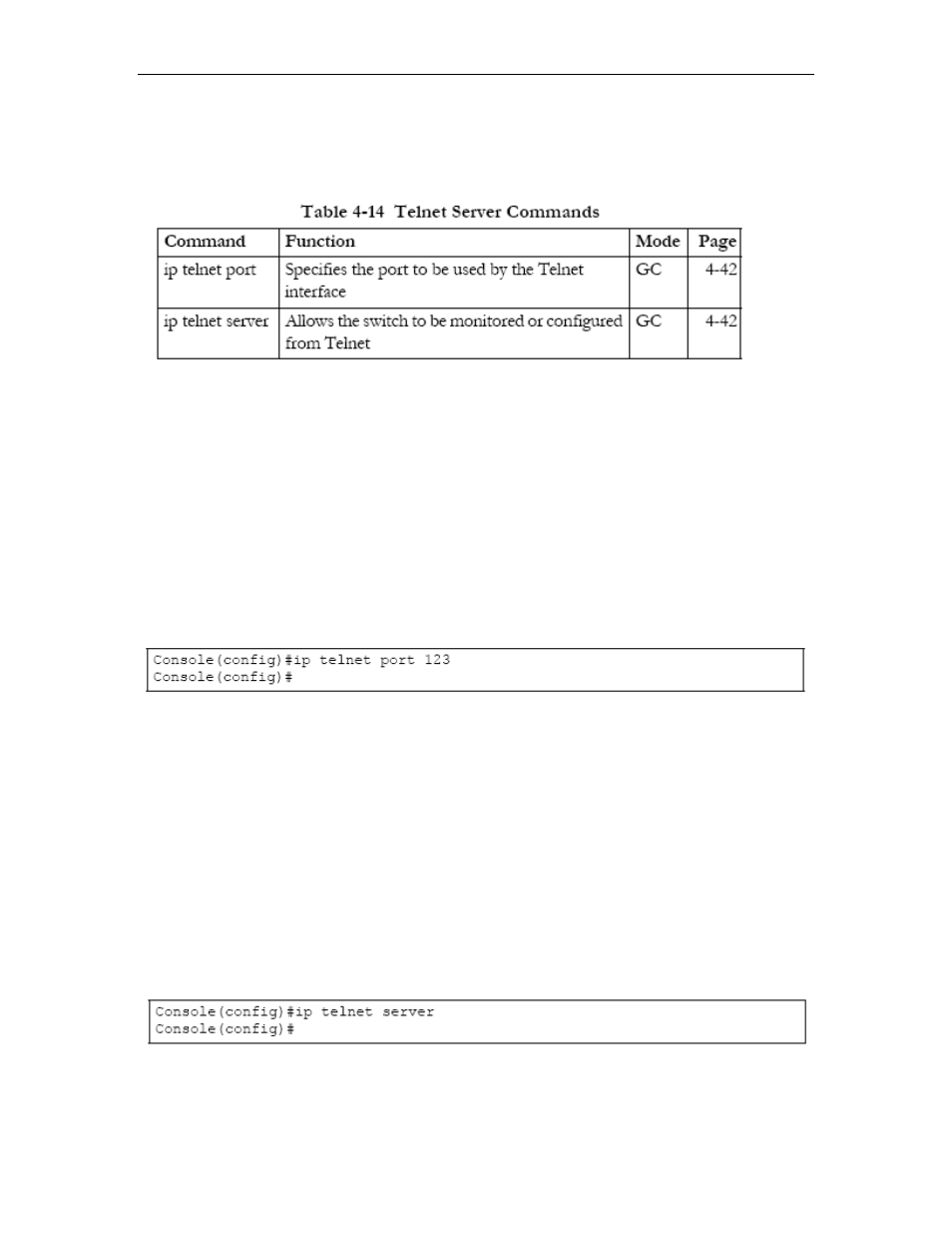 Telnet server commands, Telnet server commands -35 | Asus GigaX2024SX User Manual | Page 203 / 370