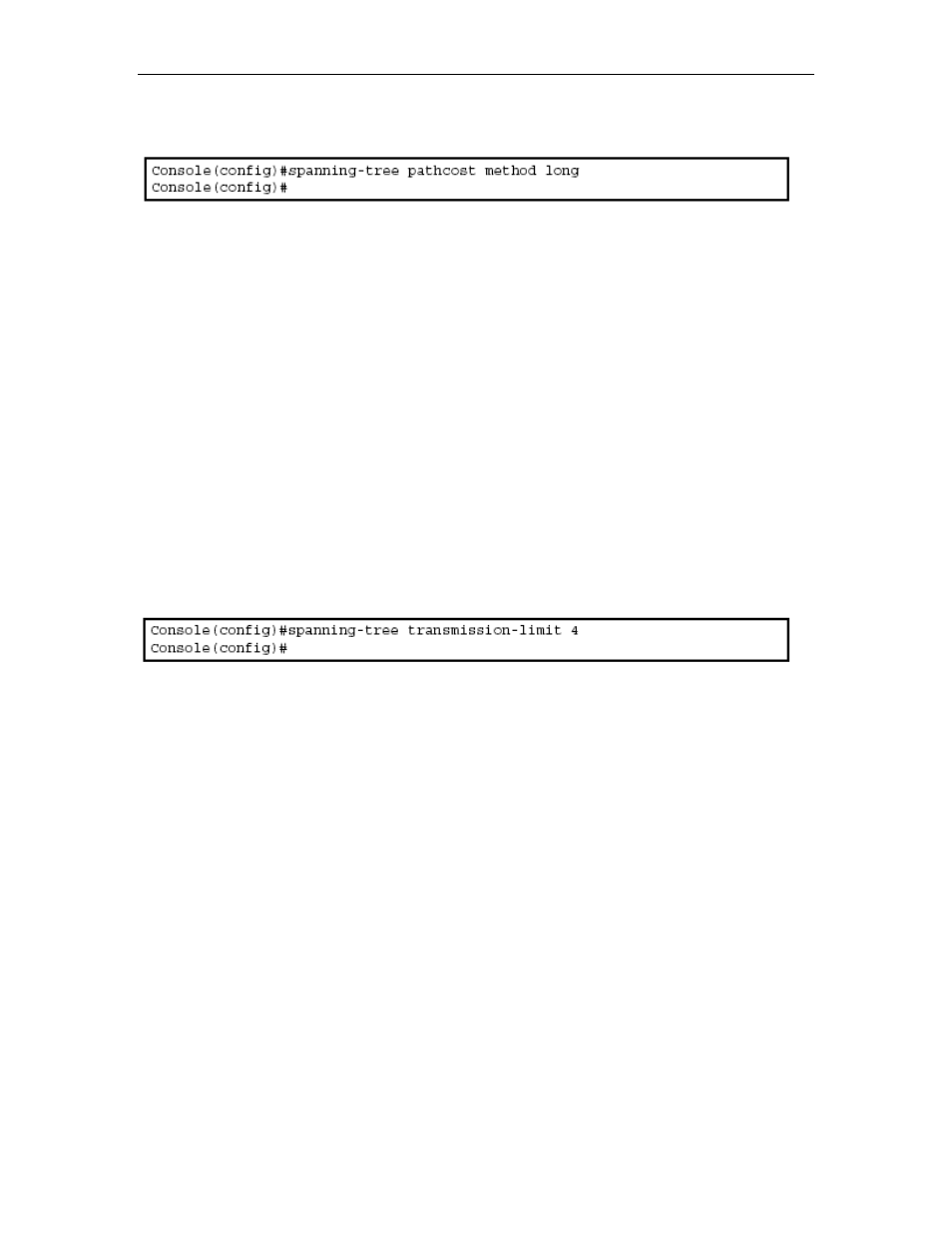 Spanning-tree transmission-limit, Spanning-tree cost, Figure 3-67. private vlan information | Asus GigaX2024SX User Manual | Page 312 / 370