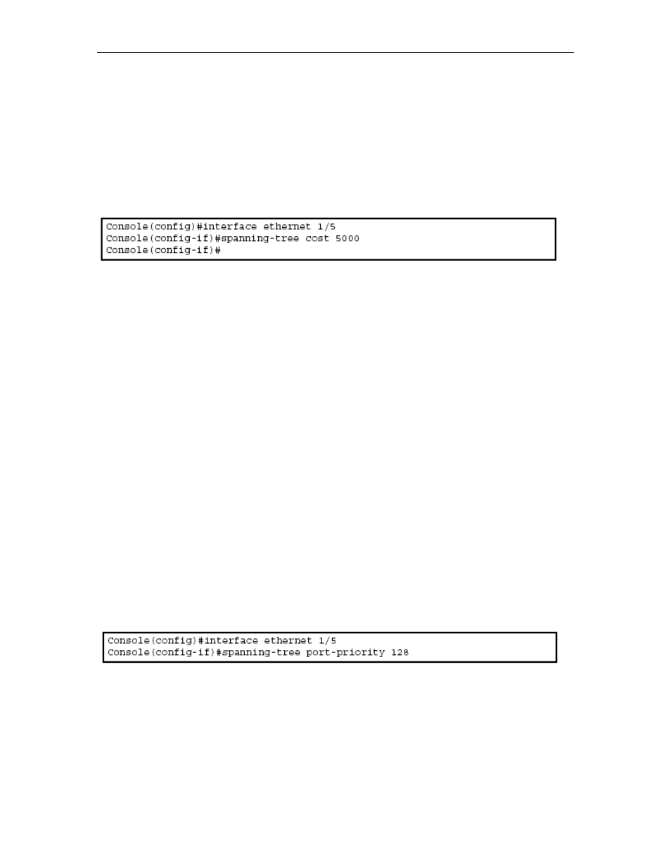 Spanning-tree port-priority, Spanning-tree edge-port | Asus GigaX2024SX User Manual | Page 313 / 370