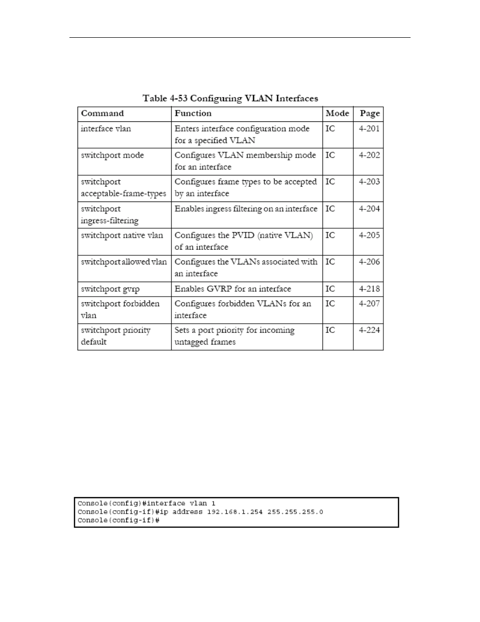 Configuring vlan interfaces, Configuring vlan interfaces -153 | Asus GigaX2024SX User Manual | Page 321 / 370