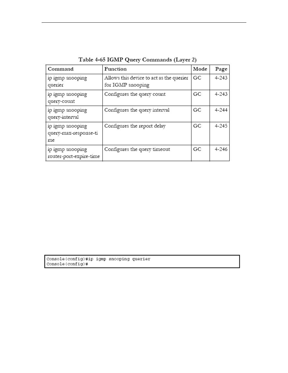 Igmp query commands (layer 2), Igmp query commands (layer 2) -186, He associated primary vlan. fo | If pvlan type is “promiscuous,” then specify t | Asus GigaX2024SX User Manual | Page 354 / 370