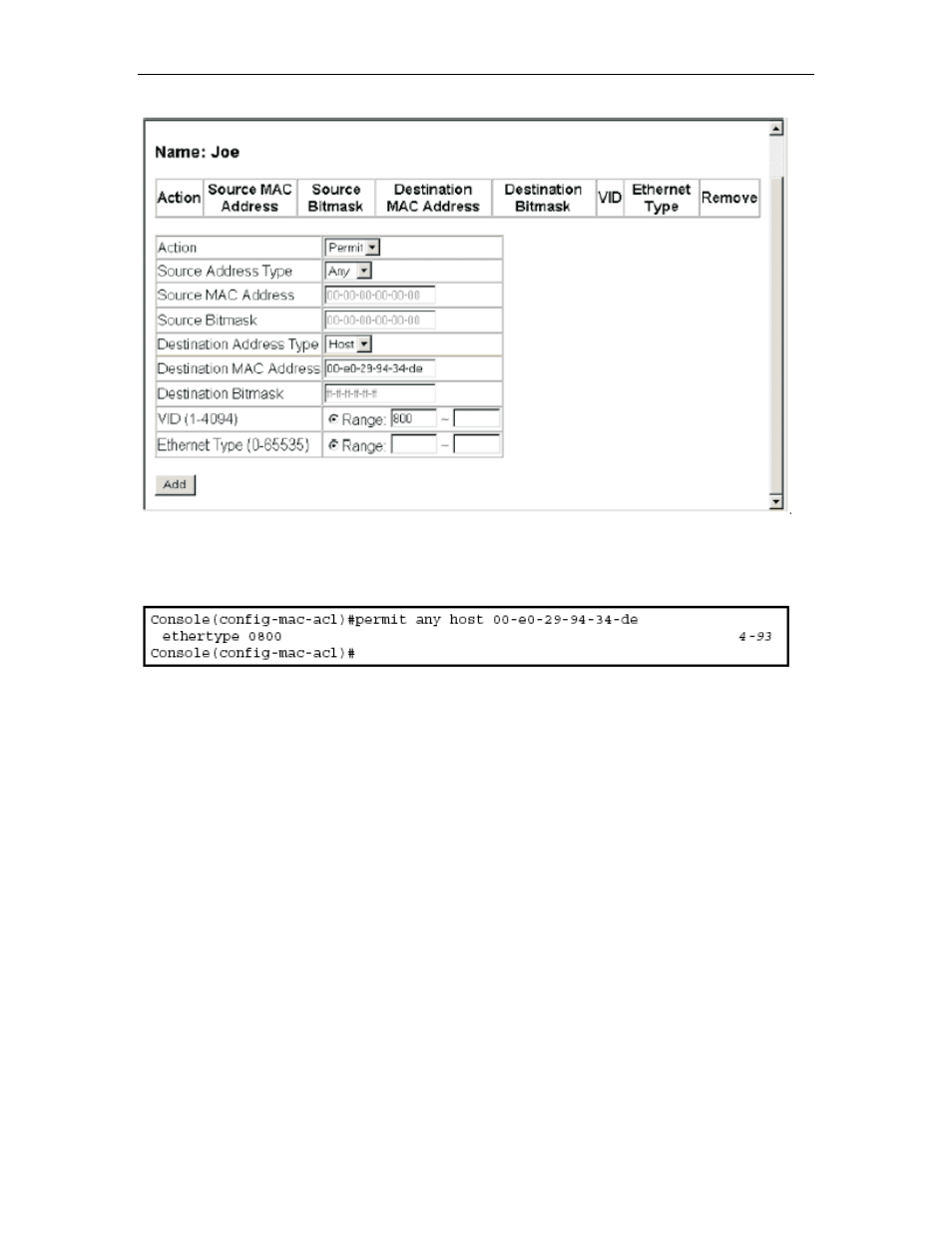 Binding a port to an access control list, Binding a port to an access control list -61 | Asus GigaX2024SX User Manual | Page 86 / 370