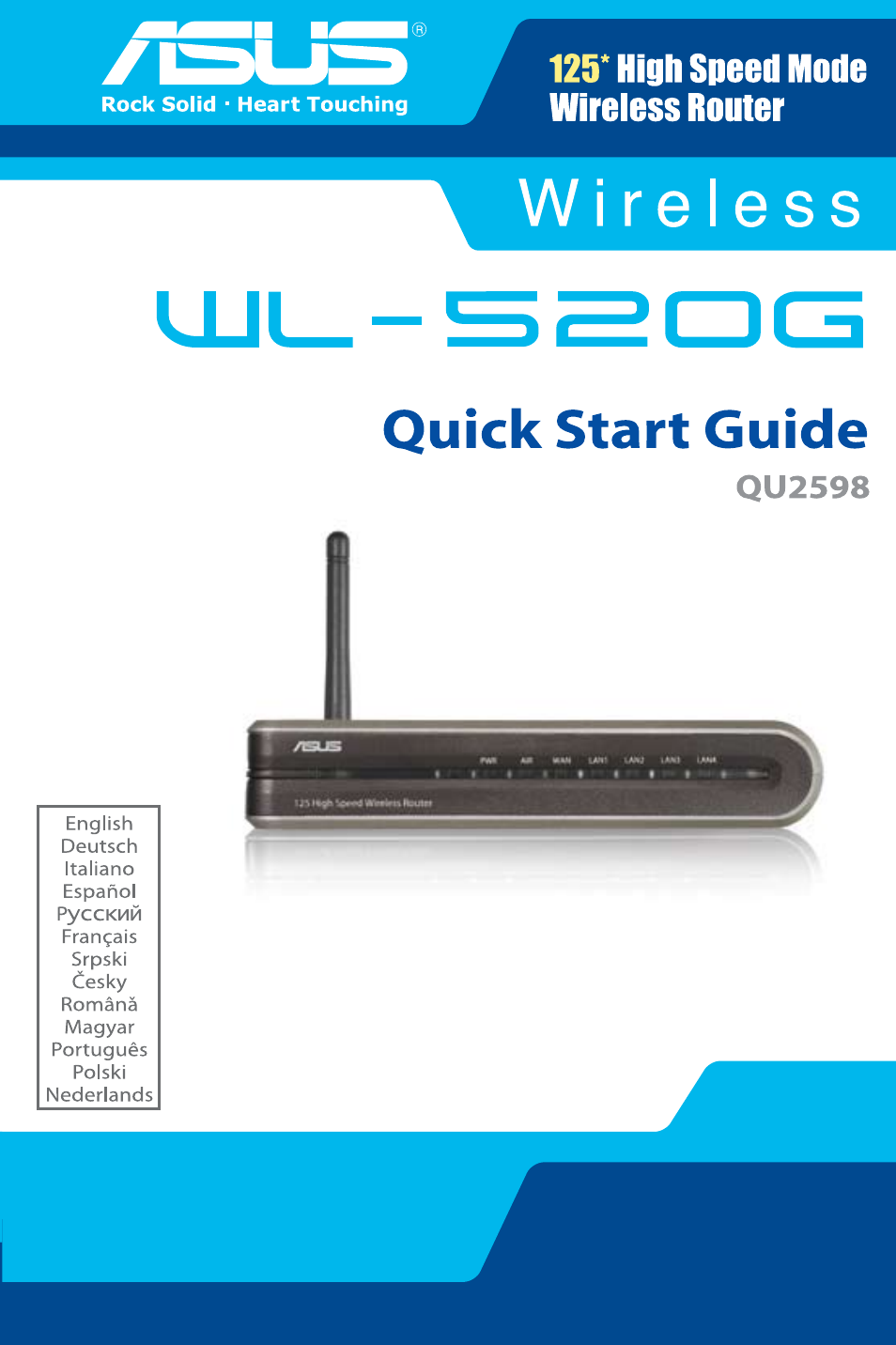 Asus WL-520G User Manual | 136 pages