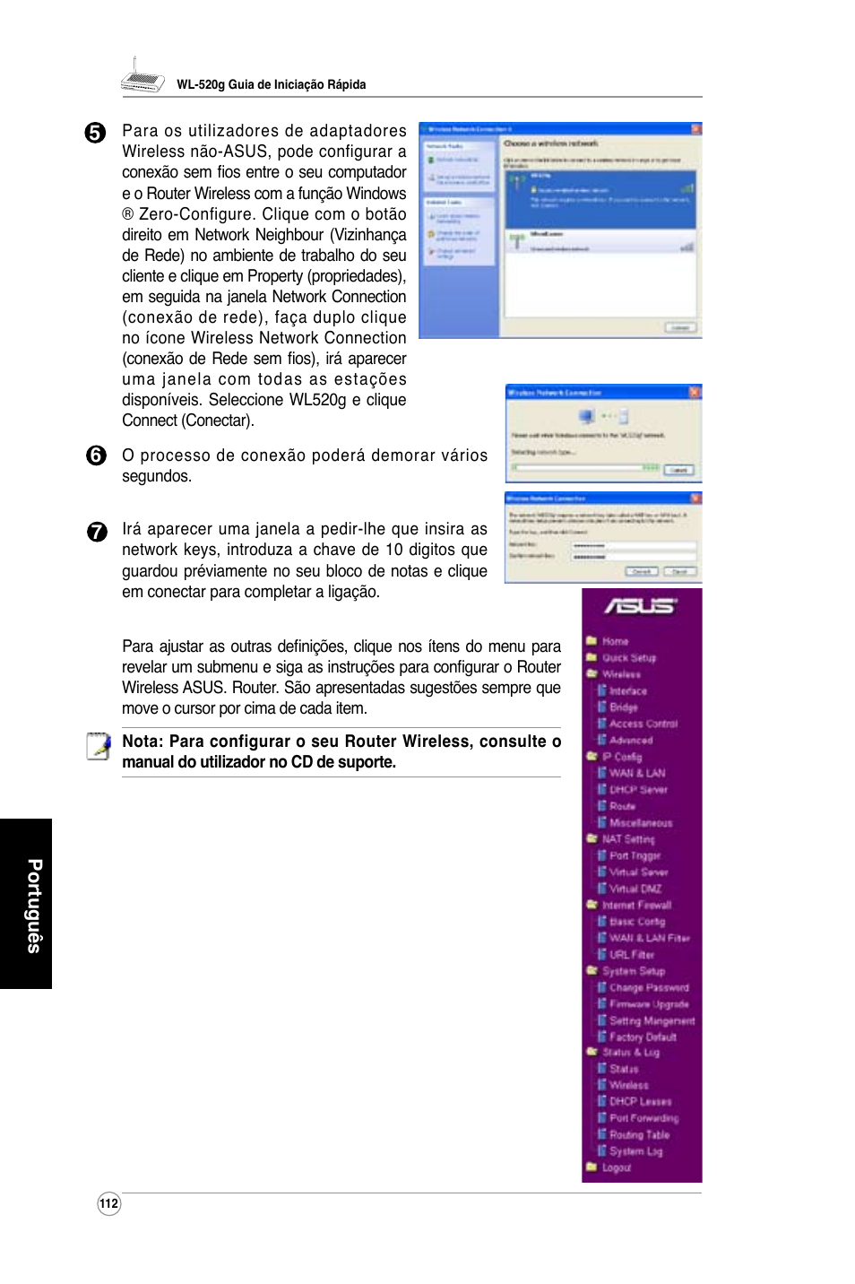 Asus WL-520G User Manual | Page 114 / 136