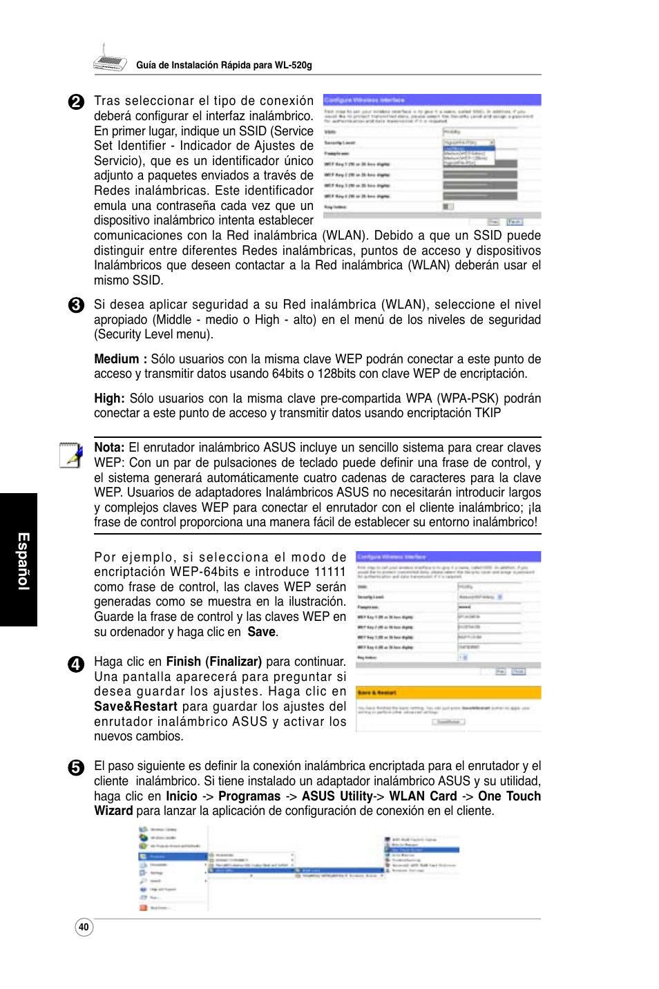 Asus WL-520G User Manual | Page 42 / 136