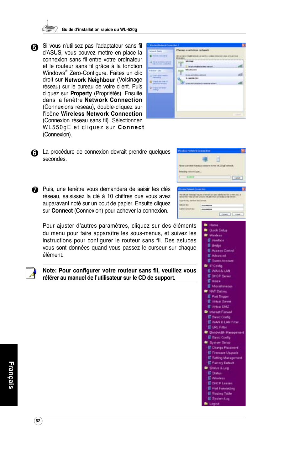 Asus WL-520G User Manual | Page 64 / 136