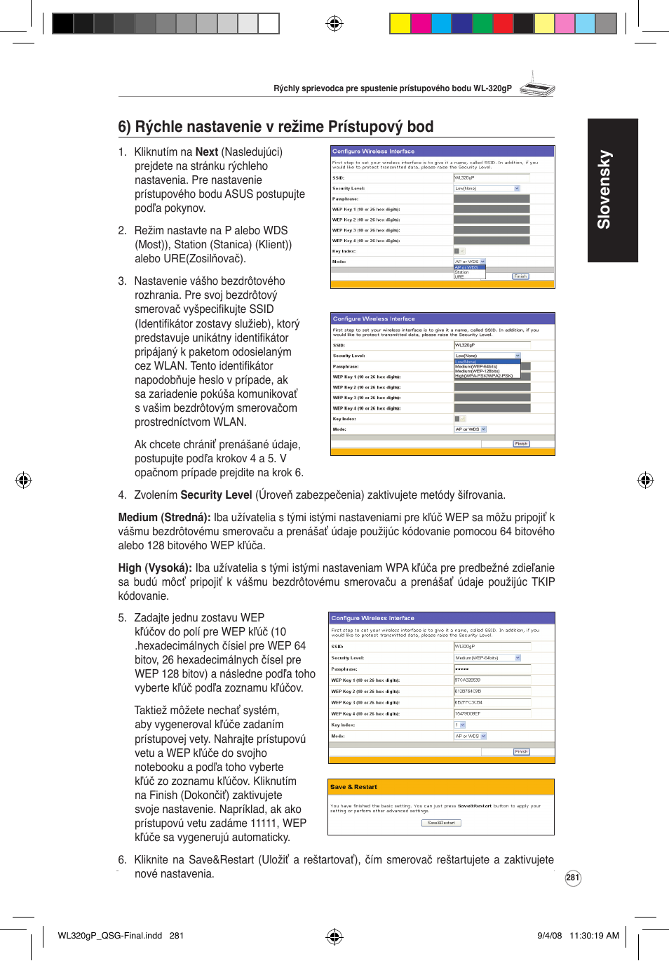 Asus WL-320gP User Manual | Page 282 / 379