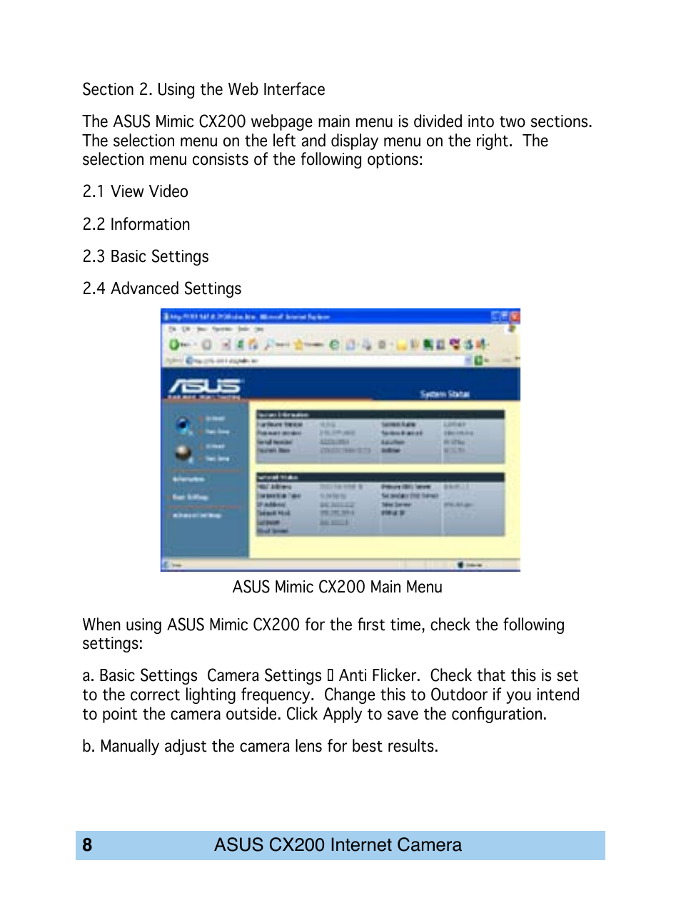 Asus CX200 User Manual | Page 12 / 94