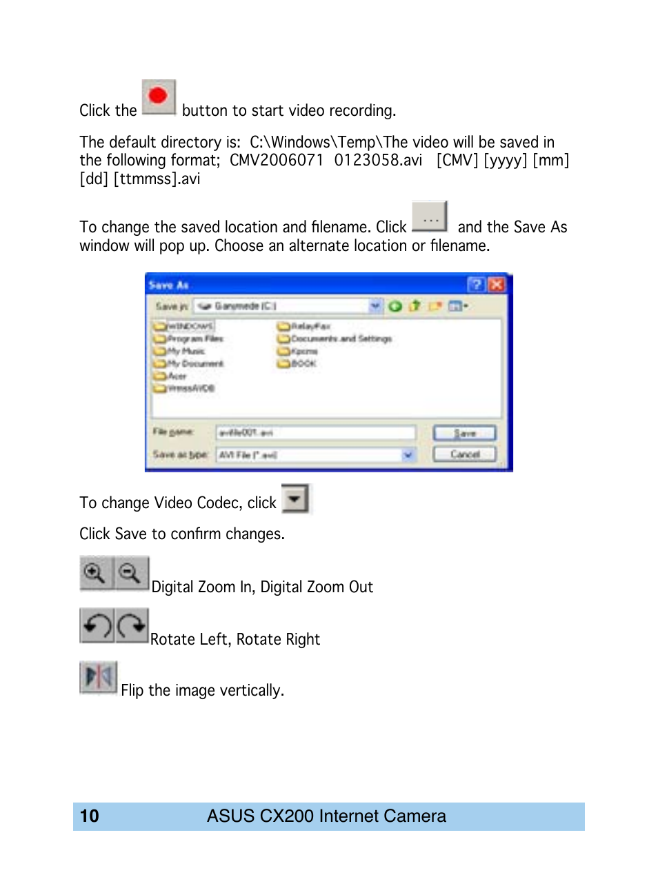 Asus CX200 User Manual | Page 14 / 94