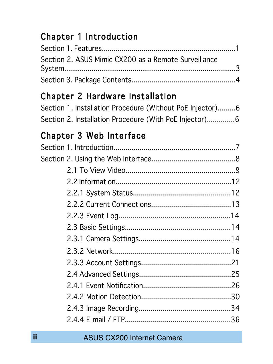 Asus CX200 User Manual | Page 2 / 94