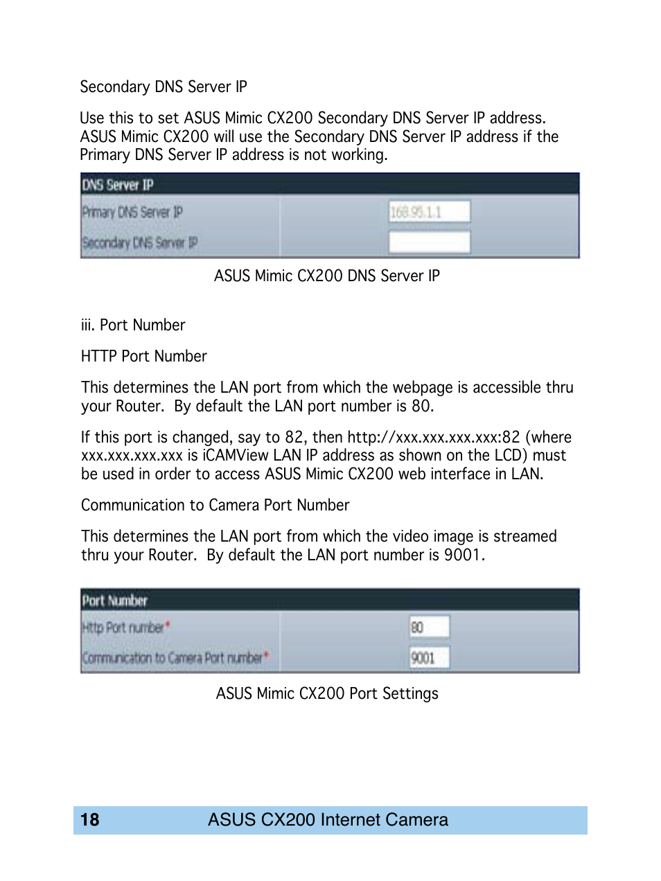 Asus CX200 User Manual | Page 22 / 94