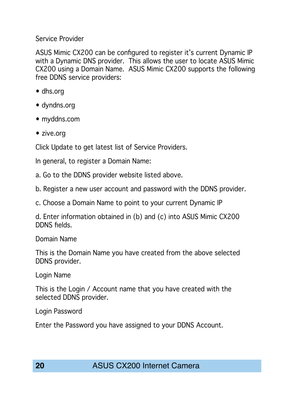 Asus CX200 User Manual | Page 24 / 94