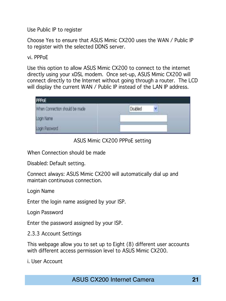 Asus CX200 User Manual | Page 25 / 94