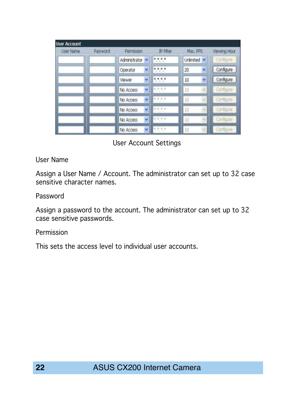 Asus CX200 User Manual | Page 26 / 94